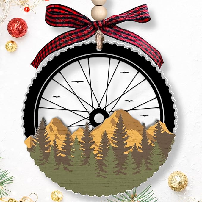 Bike Ornament - Cycling Christmas Ornaments, Bicycle Christmas