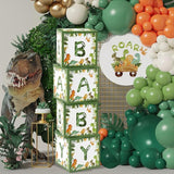 Dinosaur Baby Shower Decorations Box Green Jungle Dinosaur Baby