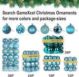 Baby Blue Christmas Ornaments - Christmas Tree Decorations