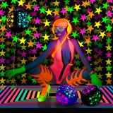 Skylety 32 Pcs Glow in The Dark Party Supplies Neon Party Favors with