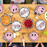 96 Pcs Two Cool Dude Birthday Party Decorations Pink 2nd Birthday