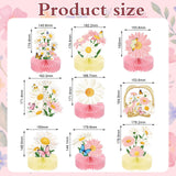 Hotop 9 Pcs Daisy Flower Birthday Party Decorations Daisy Butterfly