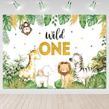Wild One Birthday Decorations Jungle Safari Animal Theme First