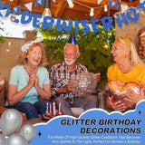 Fulmoon Set of 3 Pre Strung Older Wiser Hotter Glitter Banner Funny #9