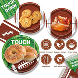 Football Party Supplies Kit Includes Dinner Plates Dessert Plates
