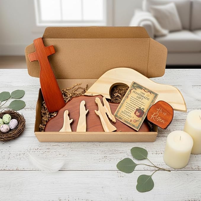 Easter Decorations for Home He Is Risen Decor Empty Tomb