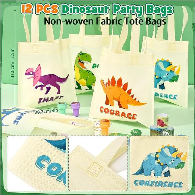 146pcs Dinosaur Party Favors Dinosaur Birthday Party Supplies & Non