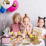 30 Set Construction Theme Plastic Shovel with Clear Cellophane Bag