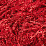 Mefleet 2 LB Crinkle Cut Paper Shred Filler Red Crinkle Shredded