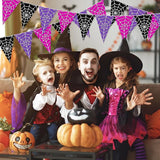 5 Pcs Wednesday Birthday Party Decorations Halloween Spider Web