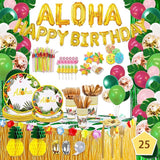 323 Luau Party Decorations Hawaiian Party Decorations Kit For Adults
