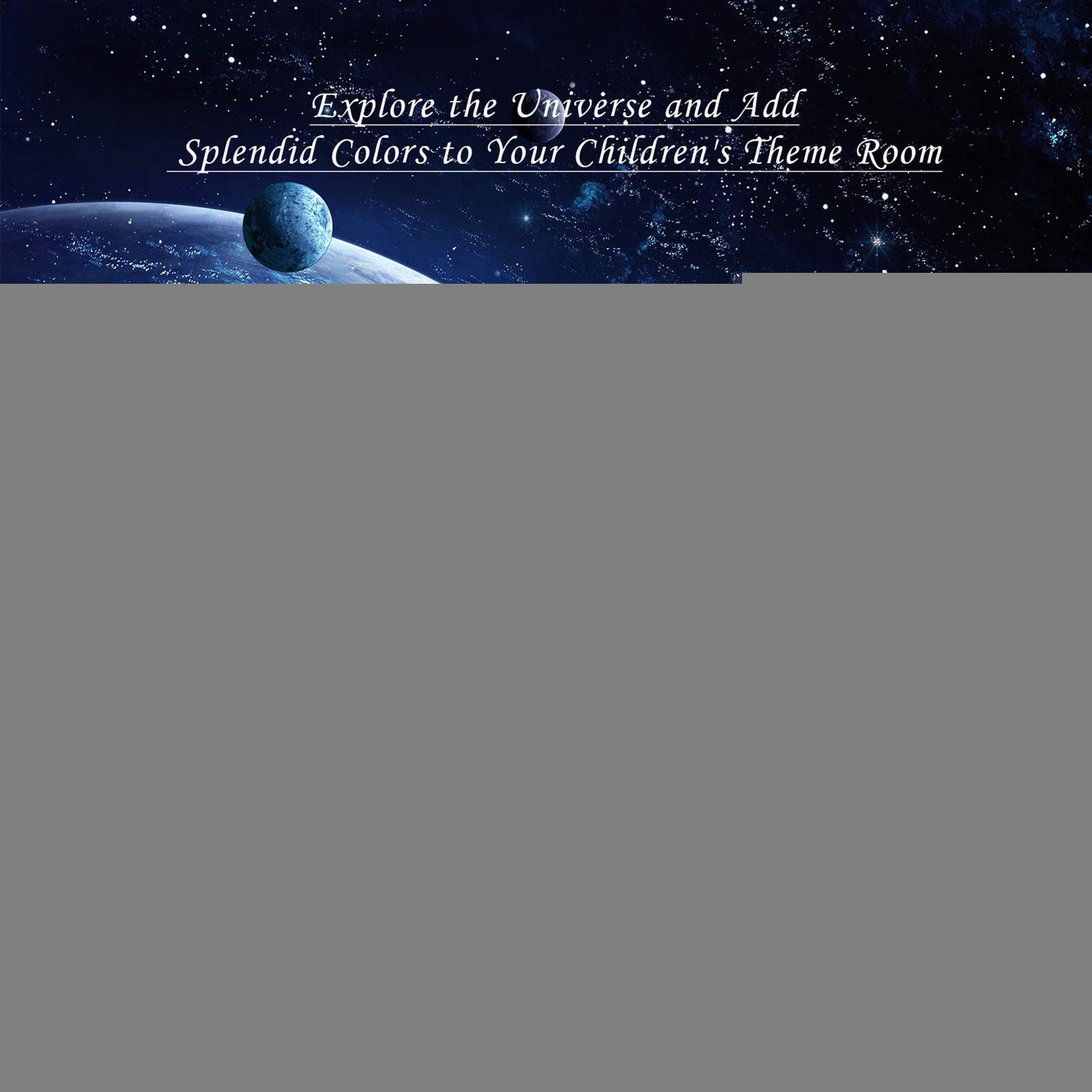 Bedlifes Galaxy Outer Space Sheet Set, Galaxy Themed, 3 pcs Including