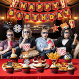 Movie Theme Birthday Party Decoration Happy Birthday Banner Movie