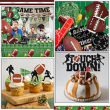 Football Party Supplies Kit Serve 24 Touchdown Plates Napkins