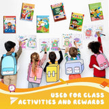 24 Kindergarten Graduation Mini Coloring Books Kids with 24 Stacking