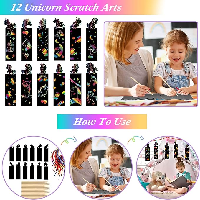 Unicorn Party Favors 12 Pack Unicorns Birthday Party Supplies