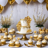 113 PCS 5 Size Ball Cake Picks Colorful Ball Shaped Cake Topper Pearl