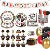 174pcs Casino Theme Party Decorations Casino Poker Games Night