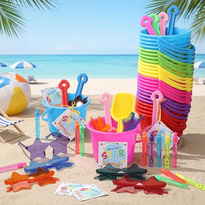 Chivao 120 Pcs Pool Beach Party Favors Summer End of Year Student