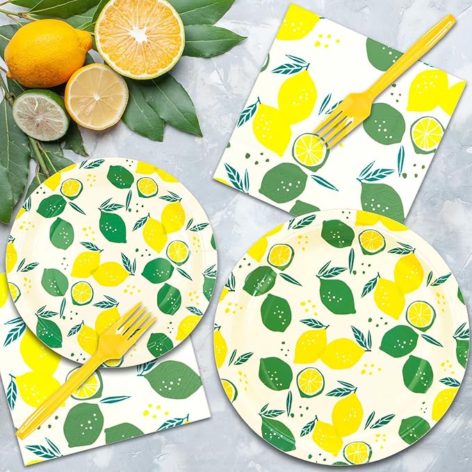 Lemon Party Decorations Yellow Lemons Summer Party Supplies Lemon