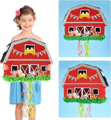 Red Farm Animal Piñata Farm Baby Shower Decorations Animal Piñata