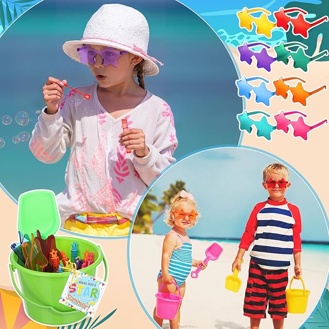 Chivao 120 Pcs Pool Beach Party Favors Summer End of Year Student
