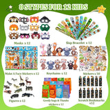 158 pcs Safari Party Favors for 12 kids Jungle Safari Birthday Party