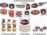 Auburn Party Supplies for Football, Birthday Gift, Graduation Party