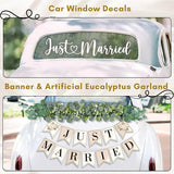 33 Pc Just Married Car Decorations Wedding Reception & Ceremony