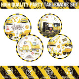 Construction Birthday Party Supplies Includes Plates Napkins Cups