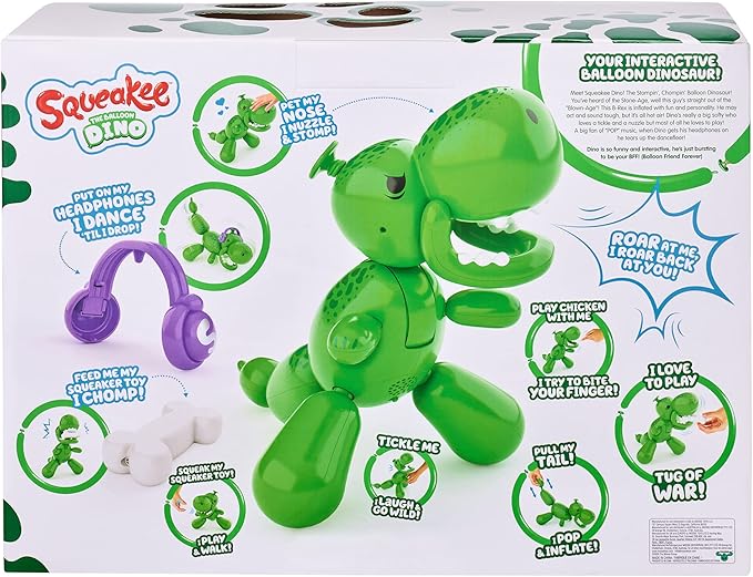 The Balloon Dino Interactive Dinosaur Pet Toy That Stomps Roars and