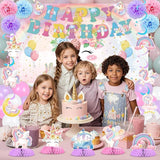 Unicorn Birthday Party Decorations Unicorn Happy Birthday Banner