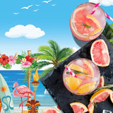 6 Pack Summer Beach Plastic Tablecloth Party Decorations, Disposable