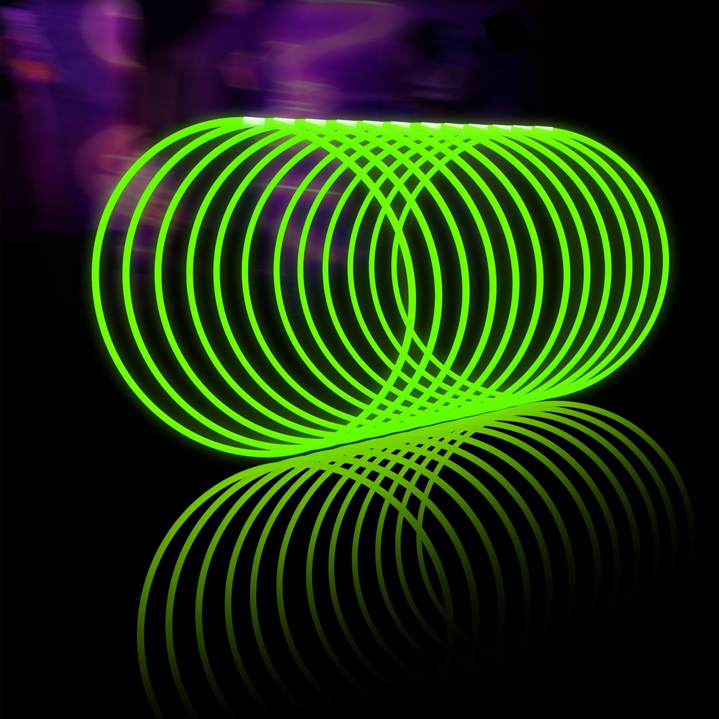 Glow Fever Glow Sticks Bulk 100ct 22'' Glow Necklaces with Connectors,