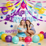 AOYOO Crepe Paper Streamers, 5 Rolls Multicolor Party Streamers in