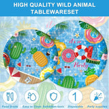 120PCS Summer Pool Party Supplies Swimming Beach Ball Themed