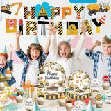Construction Birthday Party Supplies for 24 Guests Decorations