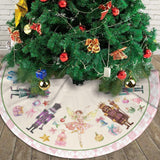 Pink Nutcracker Christmas Tree Skirt 48" Christmas Nutcracker Ballet