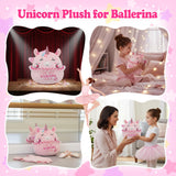 Unicorn Stuffed Animal Ballet Plush - Dancing Ballerina Unicorn Plush