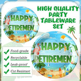 96 Pcs Retro Hawaiian Retirement Party Decorations Retirement Party
