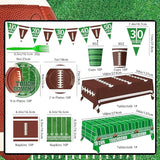 Football Party Supplies tableware Set serve 20 Guestes Football Game