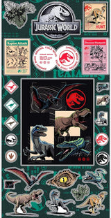 Jurassic World Party Favors for Boys & Girls Bundle ~ 12 Pack Sticker