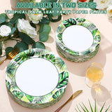120 Pcs Summer Party Paper Plates Disposable