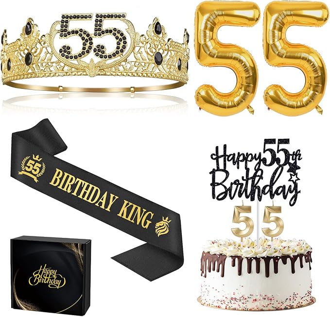 55th Birthday Gifts for Men 55th Birthday Decorations for Men Party