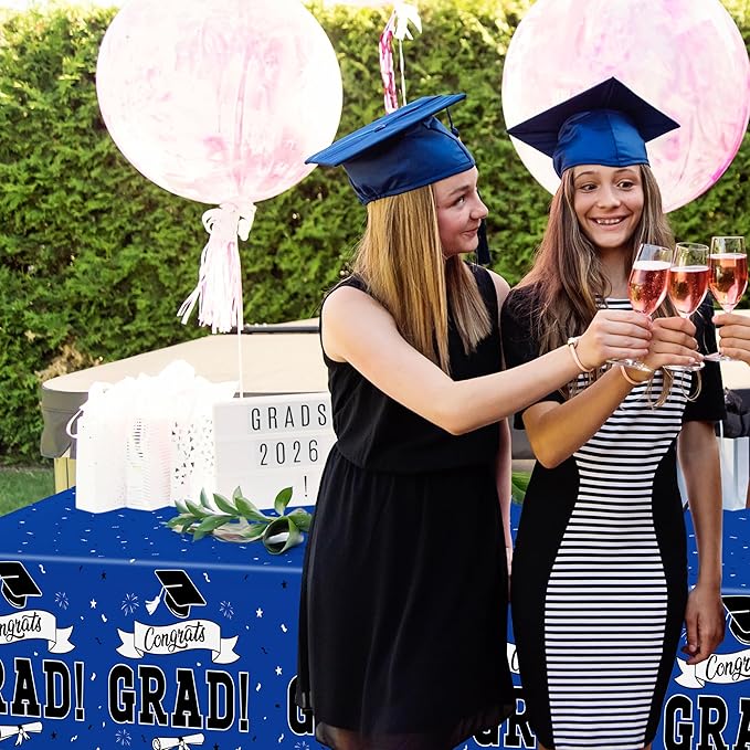 QZYL 2 PCS Graduation Decorations 2026, 108" X 54" Blue Graduation