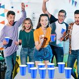 120 Pcs Blue Plastic Cups Gender Reveal plastic Disposable cups 12 oz