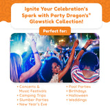 Glow Fever Glowsticks Bulk 1200pcs Party Pack includes 600 8" Glow