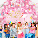 50 Pcs Ballerina Birthday Party Supplies Ballerina Tablecloths Ballet