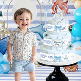 Under the Sea Theme Diaper Cake Decorations for Baby Shower Party