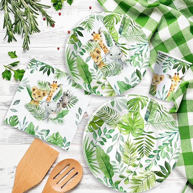 Safari Jungle Theme Party Supplies For Boys Jungle Birthday Baby